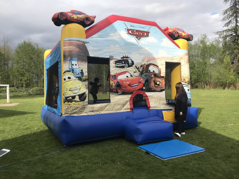 disney cars bouncy castle