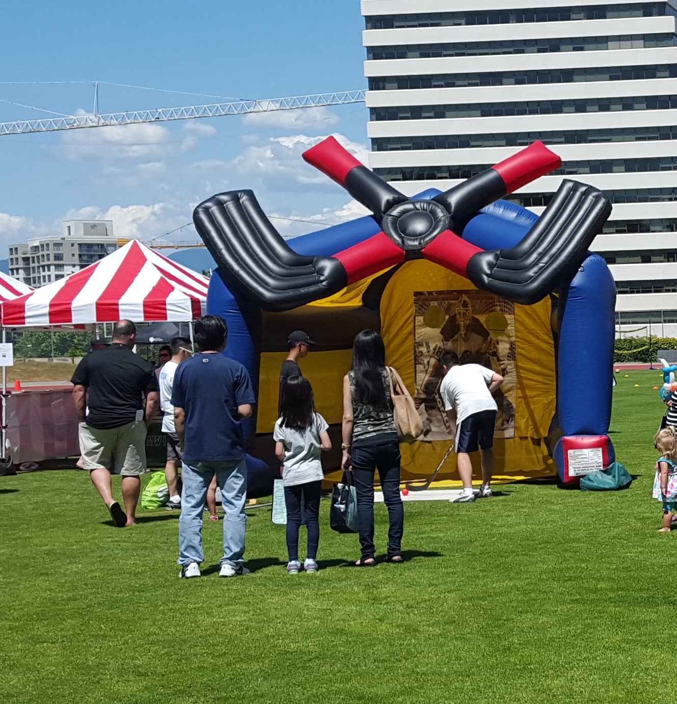 Giant Inflatable Hockey Player