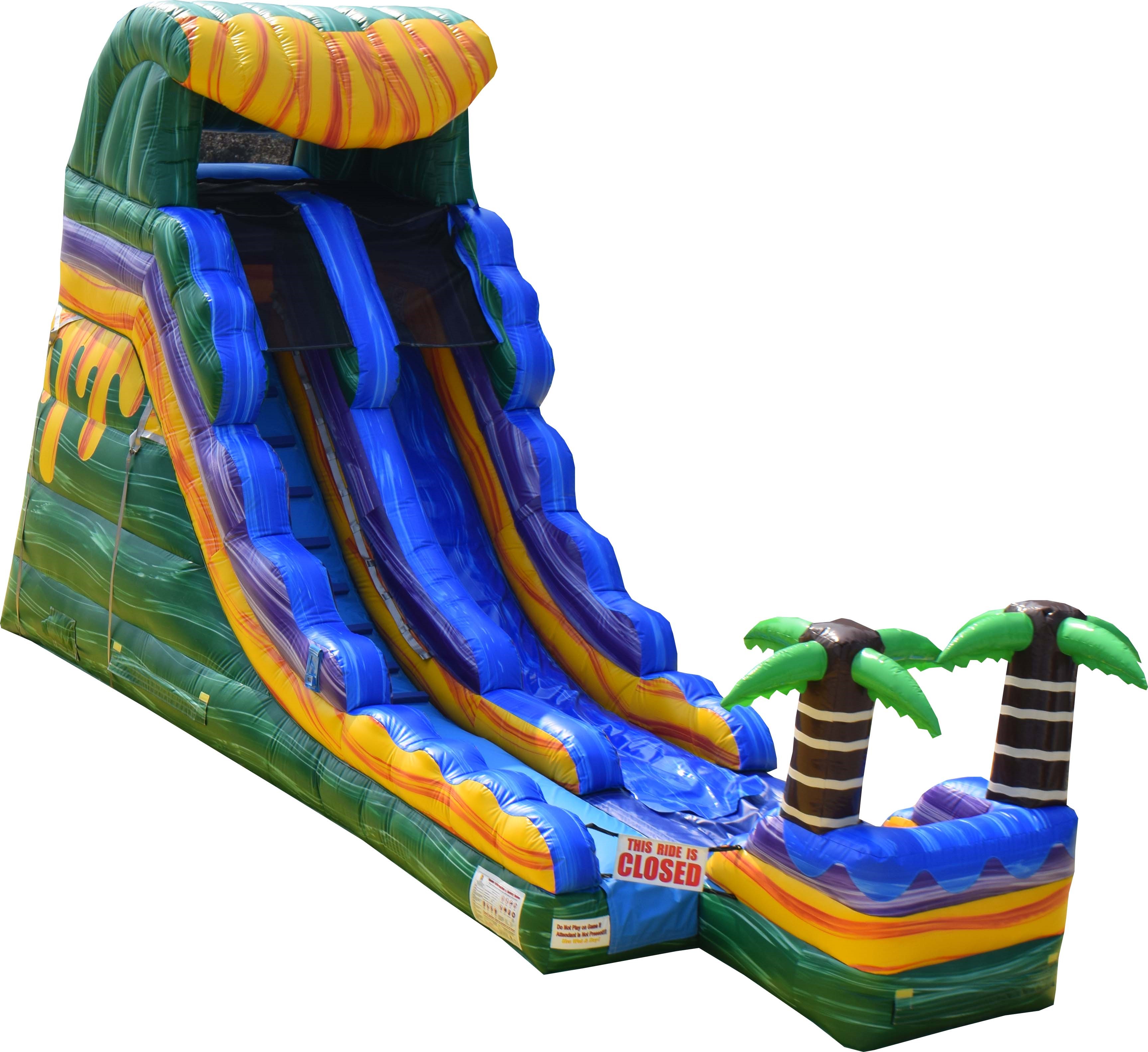 Tropical Dry/Wet Slide – Vancouver PartyWorks