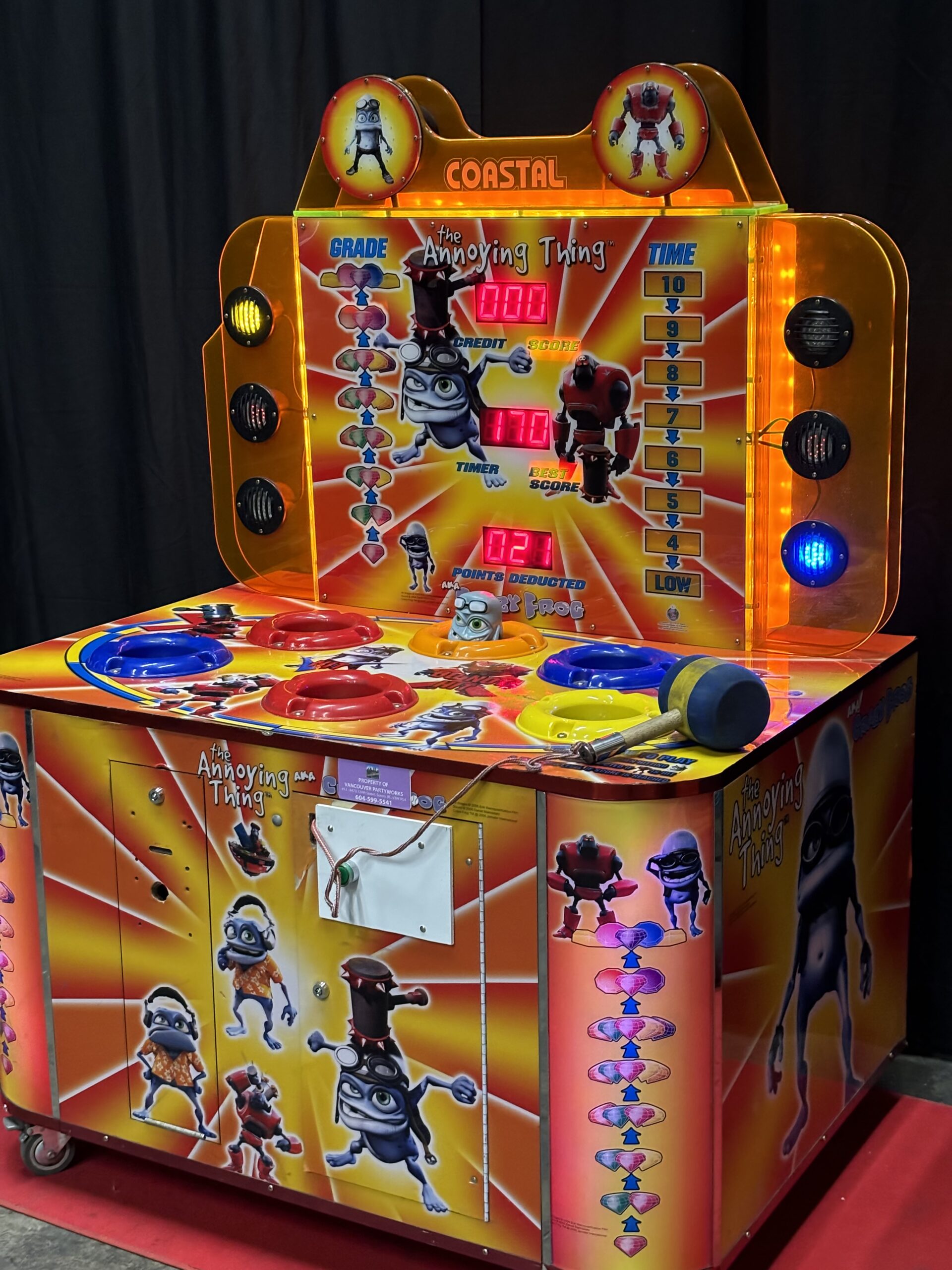 Crazy Frog Whack-A-Mole – Vancouver PartyWorks