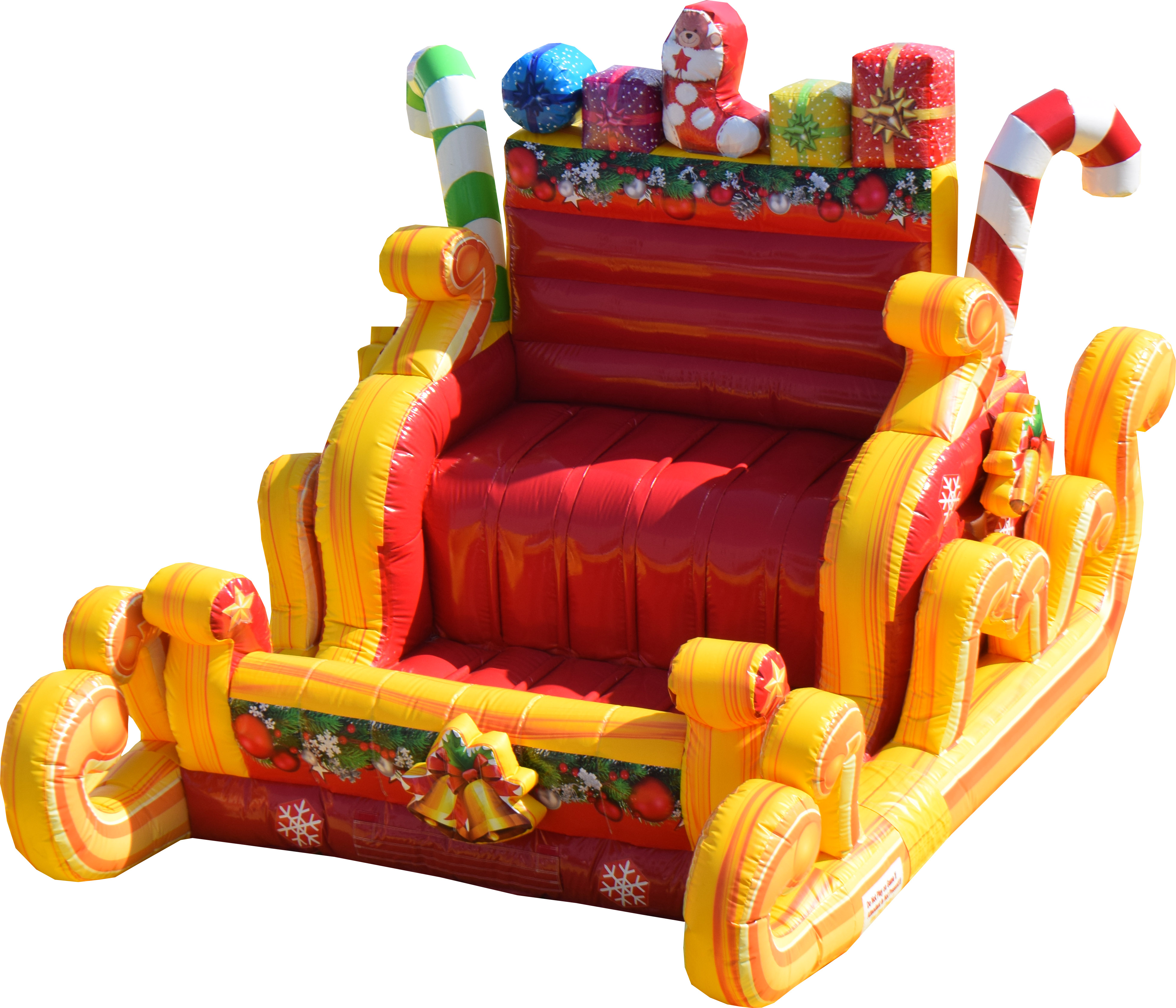 Inflatable Santa's Sleigh Photo Op Rental