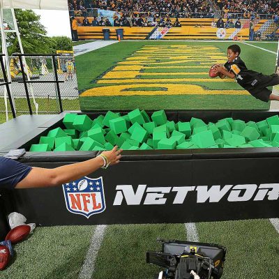 PartyWorks - Football Diving Catch Photo Op Rental